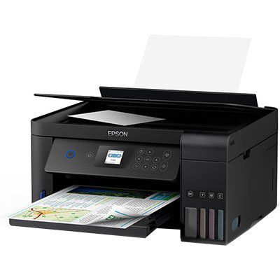 Impressora Multifuncional tanque de tinta Ecotank L4160, Colorida, Impressão Duplex, Wi-fi, Conexão USB, Bivolt - Epson
