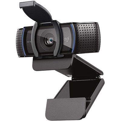 Webcam Full HD Logitech C920s com Microfone e Proteção de Privacidade para Gravações em 1080p Widescreen, Compatível com
