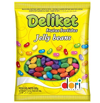 Bala de goma sortida deliket jelly beans 700g