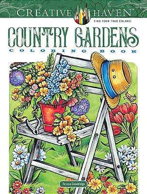Livro de Colorir Country Gardens Creative Haven