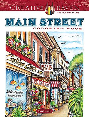 Livro de Colorir Main Street Creative Haven