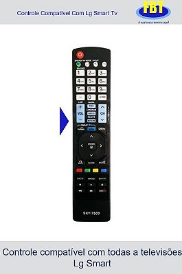 Controle Compatível Com Tv Lg Smart