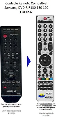 Controle Compatível Samsung  R130 150 170 55A 61S 61E FBT1237
