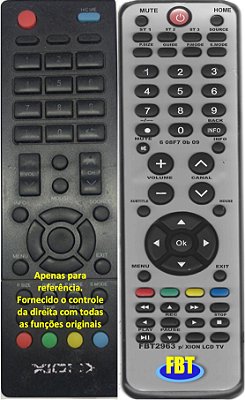 Controle Compatível Com TV LCD XION FBT2963