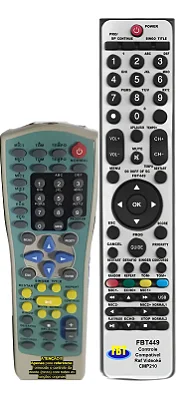 Controle Remoto I-videoke Raf Cmp210 Fbt449