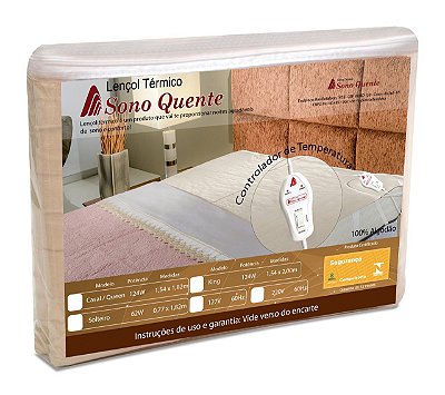 Lençol Térmico Casal / Queen Duas Temperaturas – 220V | Sono Quente