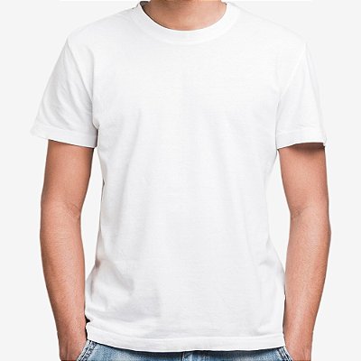 CAMISETA BRANCA MASCULINA - PERSONALIZE