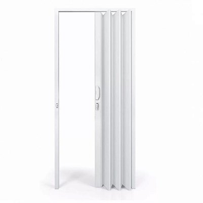 Porta Sanfonada Lisa PVC Branco - 210x80 - Mercosul Portas e Janelas