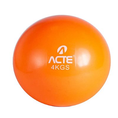 Bola Tonificadora com peso de 4KG - Laranja