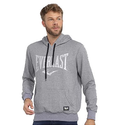 Moletom Everlast com Capuz - Masculino - Cinza