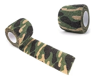 Fita Elástica de Proteção Phantom HK - Bandagem Thumb Tape 5cm - Green Camo