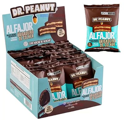 Alfajor Dr.Peanut com Whey Protein 12un de 55g - Avelã - Crosshop Brasil