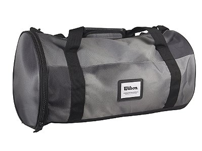 Bolsa de Viagem e Treino com Alça Transversal - Wilson - Cinza/Grafite
