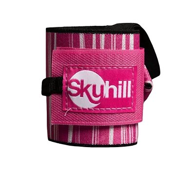 Munhequeira Elástica Animal Print (Zebra) Rosa - Skyhill