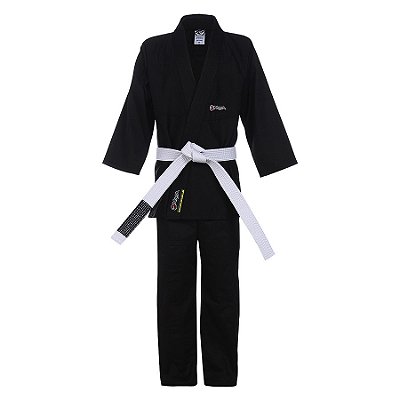 Kimono Naja Heroic Infantil - Preto