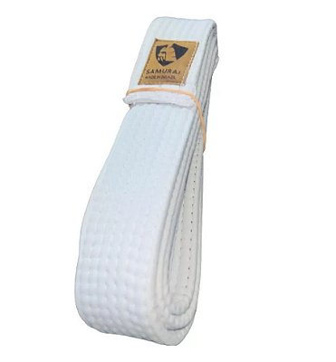 Faixa de Kimono Artes Marciais - Judô Infantil - Samurai - Branco