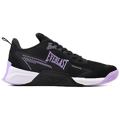 Tênis Everlast Jump 5 Low - Preto/Lilás - Feminino