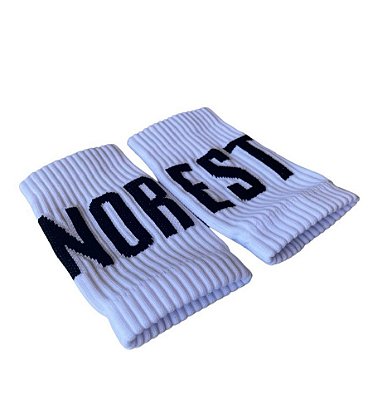 Munhequeira Seca Suor Wrist Band - No Rest - Branco
