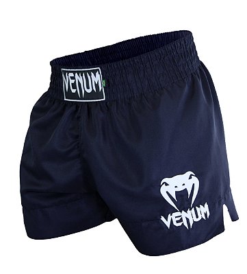 Short Muay Thai Venum Classic Dark - Azul