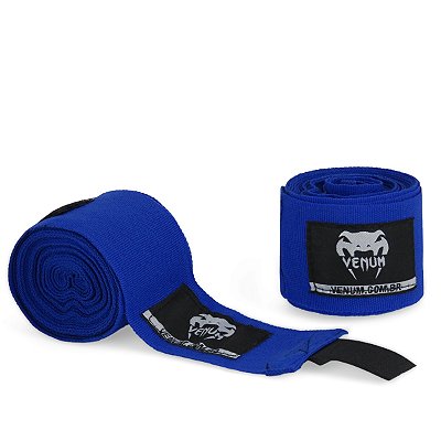 Bandagem Profissional de Boxe Venum 4 Metros - Azul