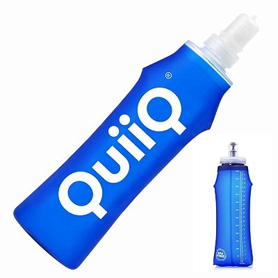 Garrafa de Água Dobrável em Silicone Squeeze Quiiq - Corrida e Treinos