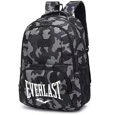 Mochila Everlast Unissex Army 20L - Preto/Cinza