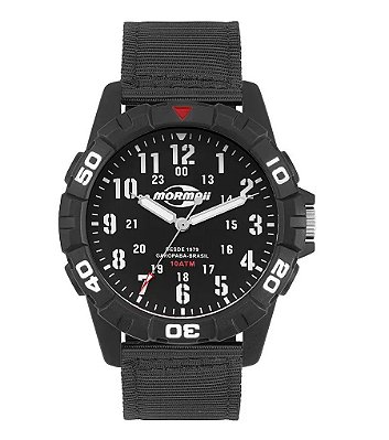 Relógio Mormaii Masculino Casual Preto MOPC21JALM/6P - Mormaii