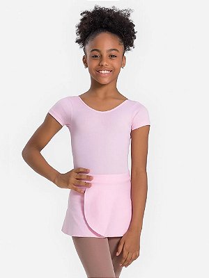 Saia Transpassada Infantil Só Dança 5237 Ballet - Rosa