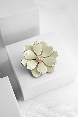 JC Flores Jú Verde Pistache - Broche + Fivela
