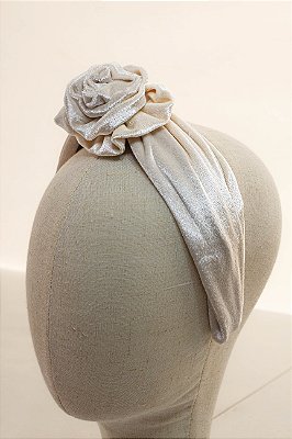 JC Tiara Turbante Roseé Champagne