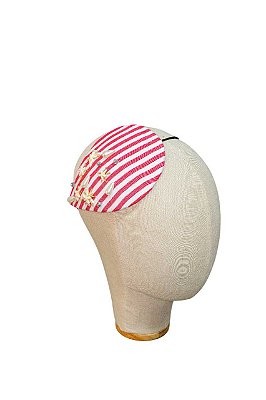 JC Casquete Navy Listrado vermelho