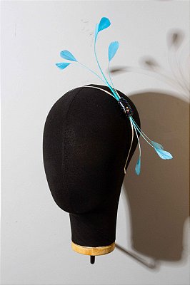 JC Tiara Lampejo com Fuê e Cristais Azul