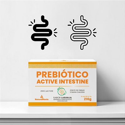 Suplemento alimentar em pó Prebiótico Active Intestine