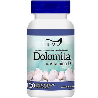 Dolomita com Vitamina D 120caps Duom
