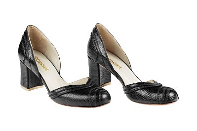 Sapato Madrid Couro Preto