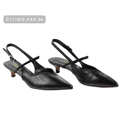 Scarpin Manhattan Preto