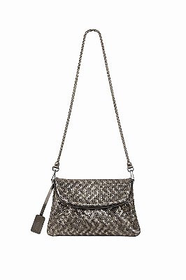Bolsa Ravena Prata Metalizado