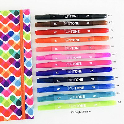 Canetinha Tombow TwinTone Dual-tip Markers