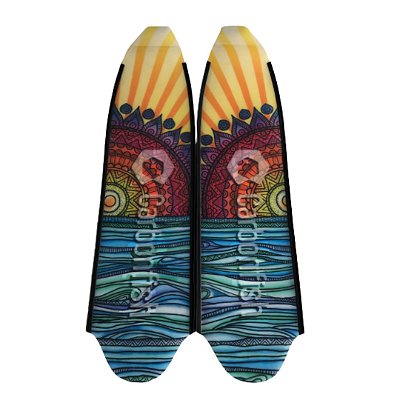 Nadadeiras Palas de fibra de vidro - Carbonfish SUMMER -  mandala