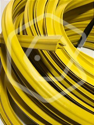 Perfil lateral  Carbonfish AMARELO para palas de fibra de carbono ou fibra de vidro - 1m