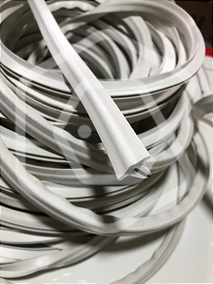 Perfil lateral  Carbonfish BRANCO para palas de fibra de carbono ou fibra de vidro - 1m