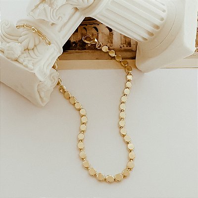 Pulseira Chapinhas Lofty Banhada a Ouro 18k