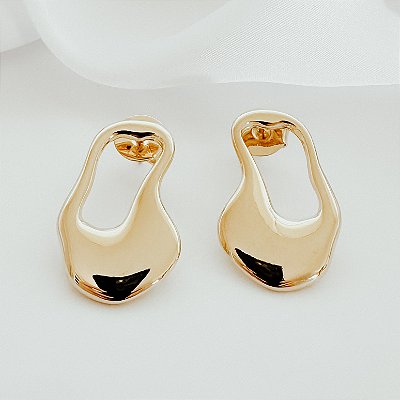 Brinco Inefável Banhado a Ouro 18k