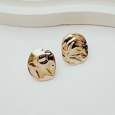 Brinco Selene Banhado a Ouro 18k