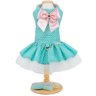 Vestido com Guia para Cachorros Baby Princess Thifany