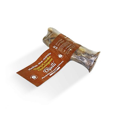 Mordedor Dipetti Trança Média Chocolágeno para Cães