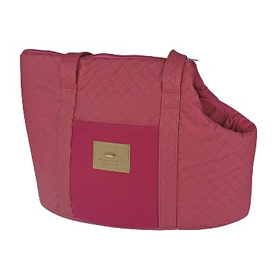 Bolsa de Passeio para Cachorros e Gatos Basic Rosa Pink