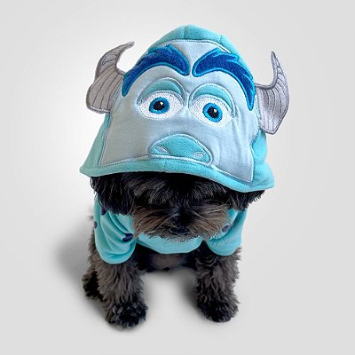 Blusa para Cachorros e Gatos Monstro Verde Turquesa