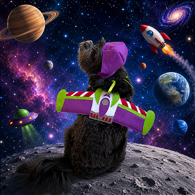 Fantasia para Cachorros e Gatos Inspiração Astronauta Buzz Lightyear