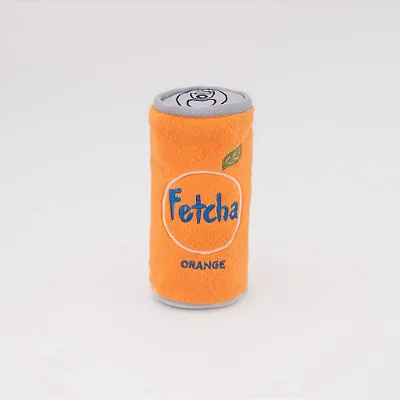 Brinquedo Pelúcia para Cachorros Lata de Refrigerante Squeakie Can Fetcha